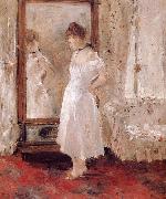 Berthe Morisot The Woman in front of the mirror oil